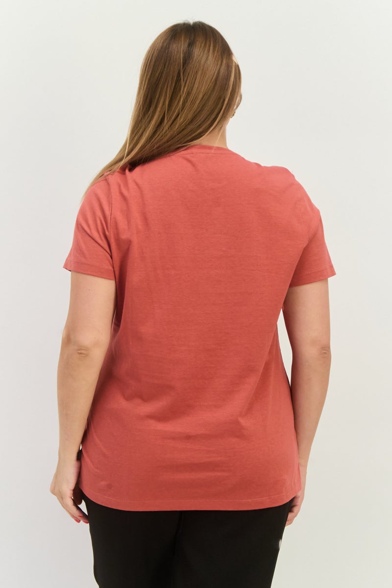 PUMA Women Sportswear Fit Short Sleeves Outdoor T-shirt, Crimson - Image 4