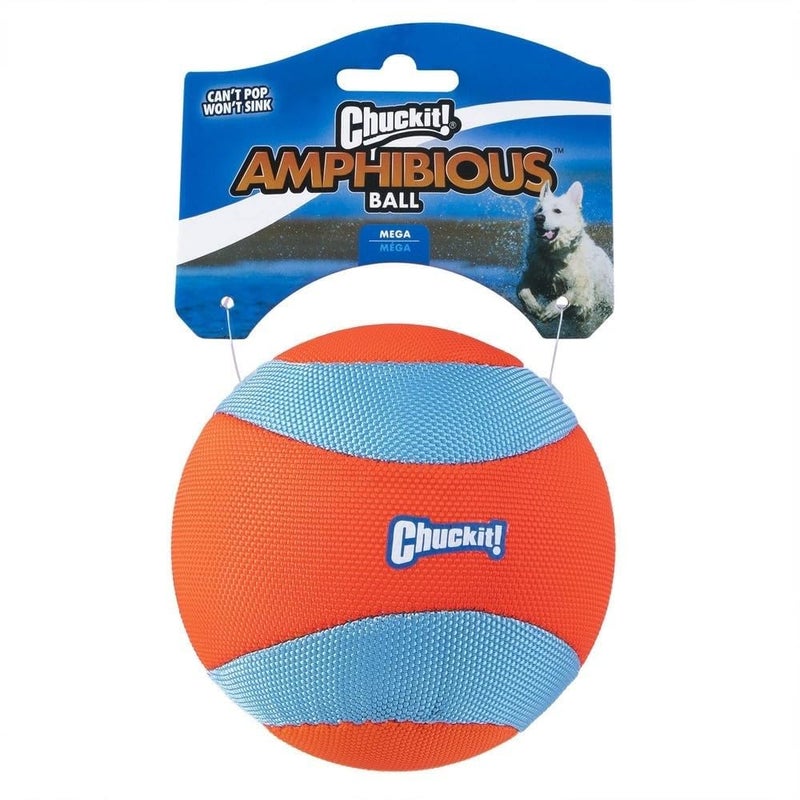 Chuckit Amphibious Mega Ball or Roller That Floats for Medium and Large Dogs - Image 2