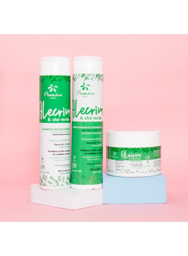 فلوراكتيف مجموعة العناية بالشعر باكليل الجبل والشاي الأخضر - Image 5