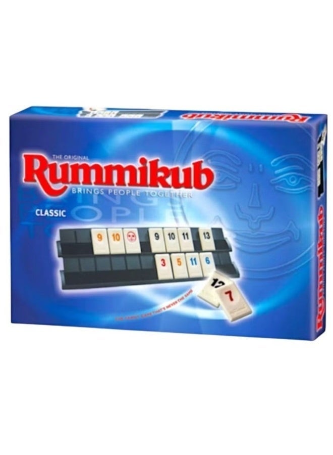 Rummikub Game The Ultimate Classic Number Tile Strategy Board Game for Kids and Adults, Educational and Entertaining Family Game that Enhances Brain Skills, Focus, Strategic Thinking and Decision Making, Suitable for Ages 7 and Up, Designed for 2-4 Players, Perfect Choice for Family Gatherings, Parties, Game Nights, Travel and Social Fun with Friends and Loved Ones Anytime Anywhere - Image 2