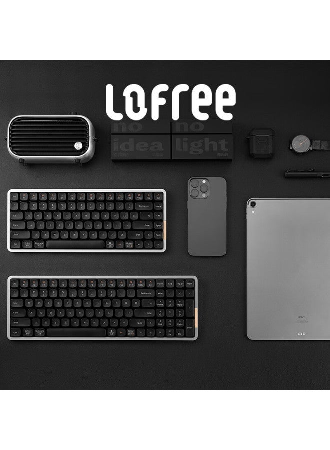 Lofree Xiao Shun 100-key Low-profile Keyboard Oe919 Wired And Bluetooth Dual-mode Low-profile Mechanical Keyboard With Aluminum Alloy Body, Deep Space Phantom - Image 4