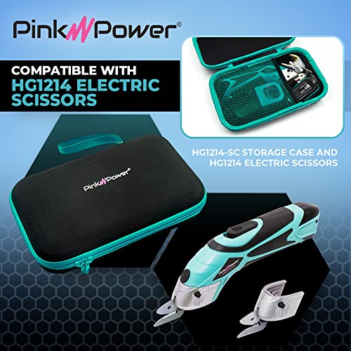 Pink Power Storage Case for Cordless Electric Scissor Box Cutter Cordless Screwdrivers - Craft Sewing Accessories Storage Case - Fits HG2043 HG1214 PP481 PP481-LK - Image 4