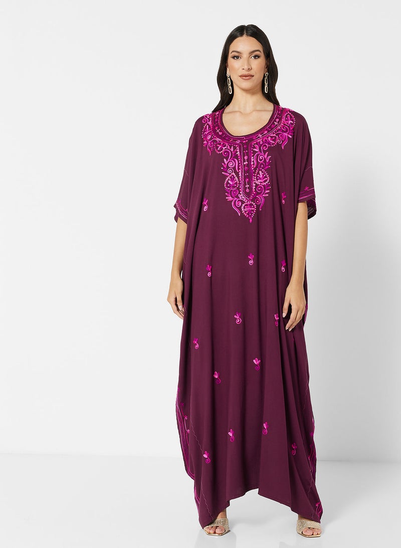ARABIAN CLOSET EMBROIDERED KAFTAN - Image 4