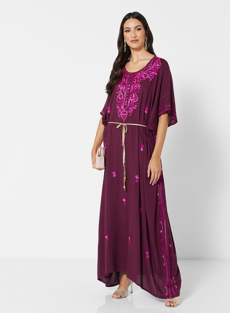 ARABIAN CLOSET EMBROIDERED KAFTAN - Image 5
