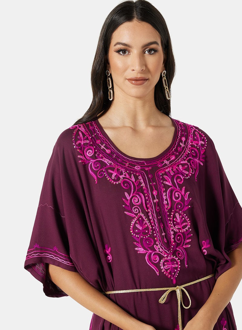 ARABIAN CLOSET EMBROIDERED KAFTAN - Image 3
