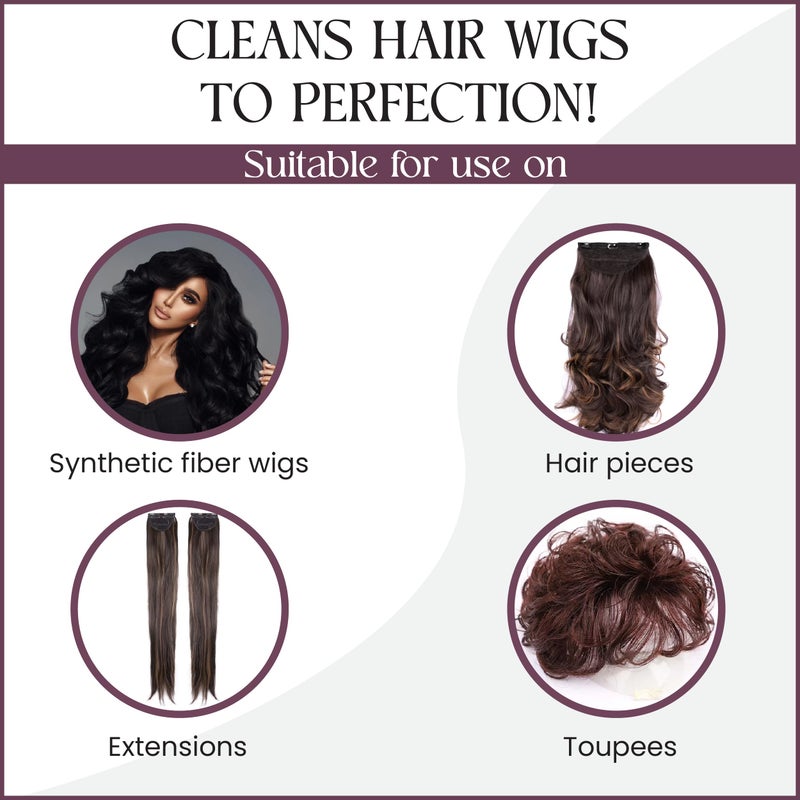 Brandywine Non Static Shampoo, Hair Cleanser for Synthetic & Human Hair Wigs, Hairpieces & Extensions - 16 Fl Oz - Image 3