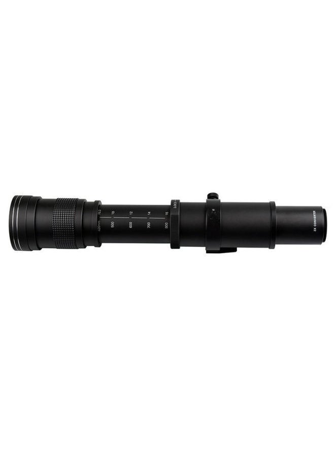 Generic Xianfeng Such As 420-1600mmF8.3 Manual Lens 2 Multiplier Telephoto Zoom Telescopic SLR Moon Shooting Bird-Body Color:Black-pentade Mouth  - Image 1