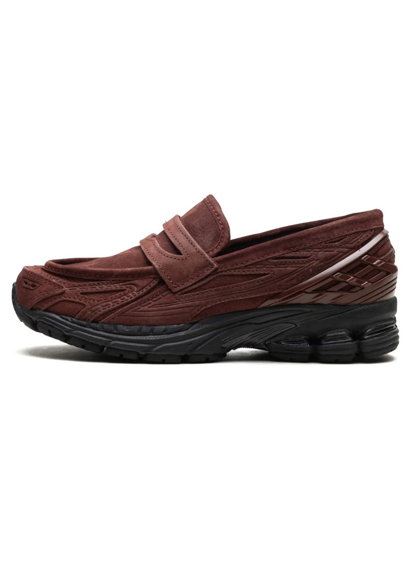New Balance 1906L "Rich Oak" Slip-On Sneakers – Chestnut Brown with Moc Stitching & Chunky Sole