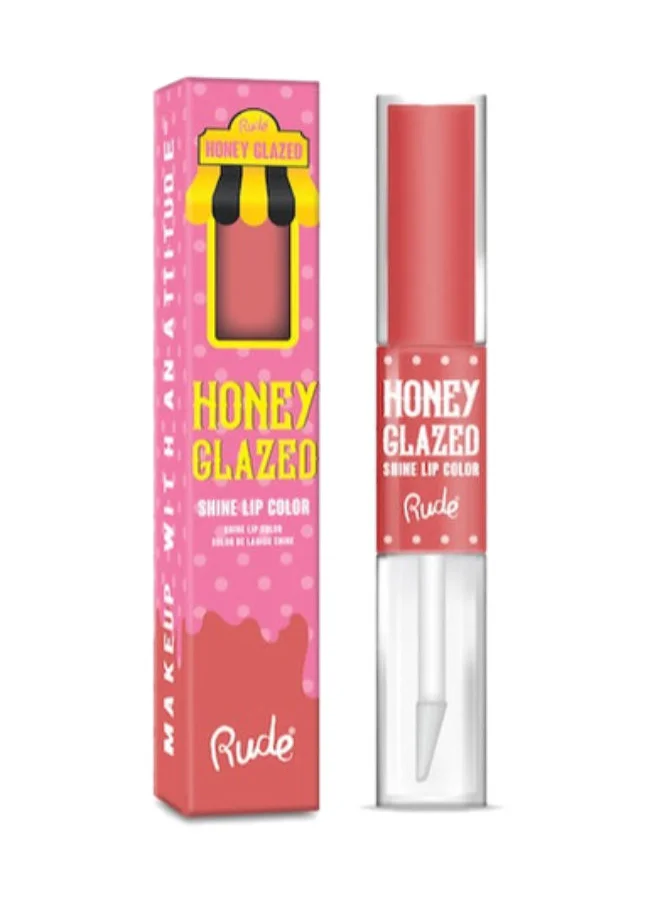 روود Honey Glazed Shine Lip Color Cinnamon Twist