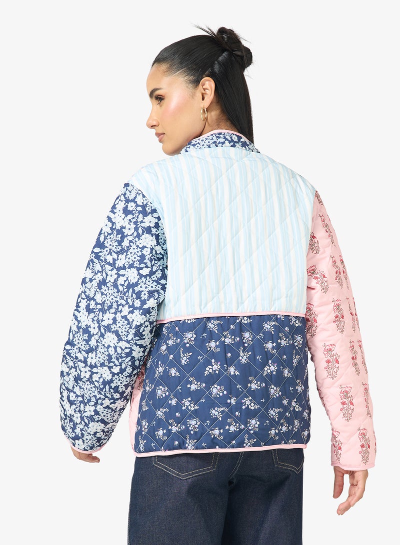 جينجر جاكيت مبطن بتطريز الزهور - Image 2