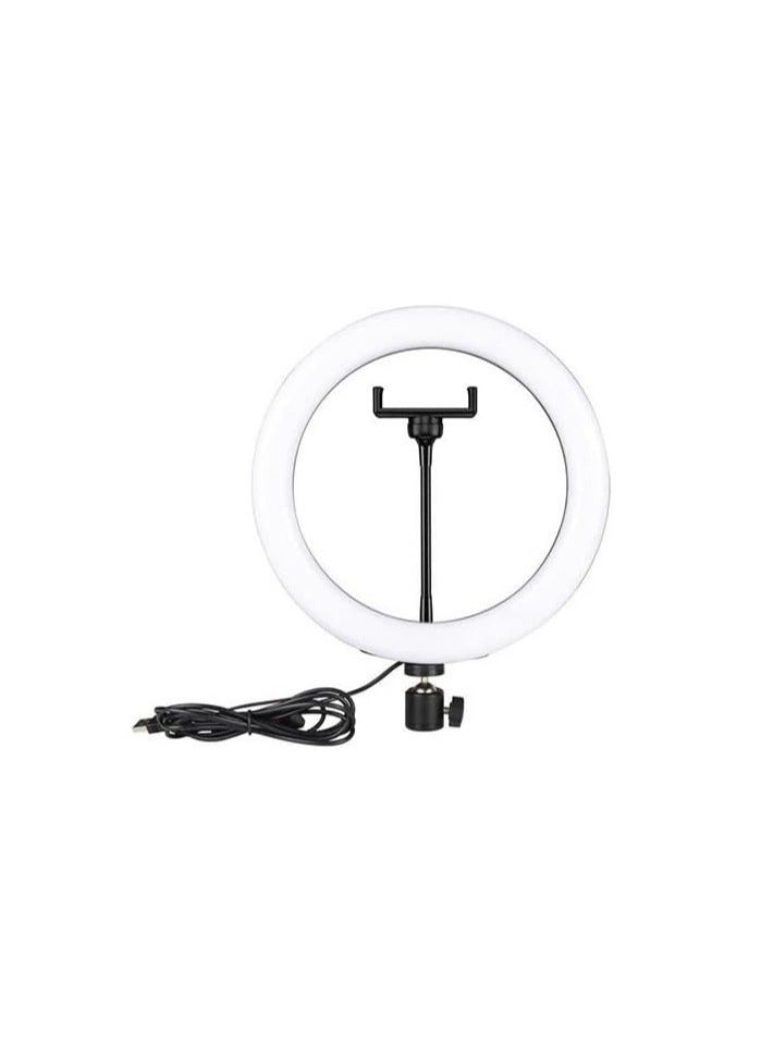 Generic RGB LED Ring Light MJ26.00 – 10 Inch, Soft Light with Metal Tripod Stand for Live Streaming and TikTok Videos - Image 2