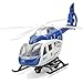 NOVAFUSION Kids Helicopter Toy Diecast Military Helicopters Model KitPull Back Toy Helicopter with Lights and SoundToy Airplane with Rotatable PropellerHelicopters Toys for Boys Age 47Blue - Image 2