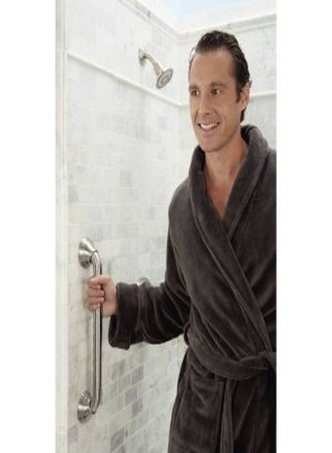 Moen LR8716D3GCH Bathroom Safety 16-Inch Designer Bathroom Grab Bar with Curled Grip, Chrome - Image 4