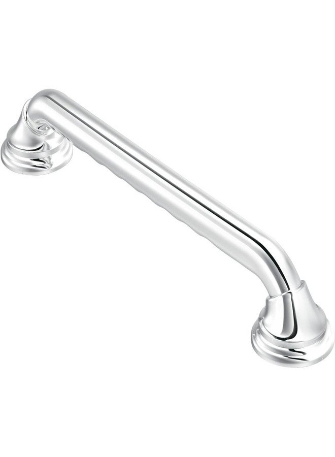 Moen LR8716D3GCH Bathroom Safety 16-Inch Designer Bathroom Grab Bar with Curled Grip, Chrome - Image 1