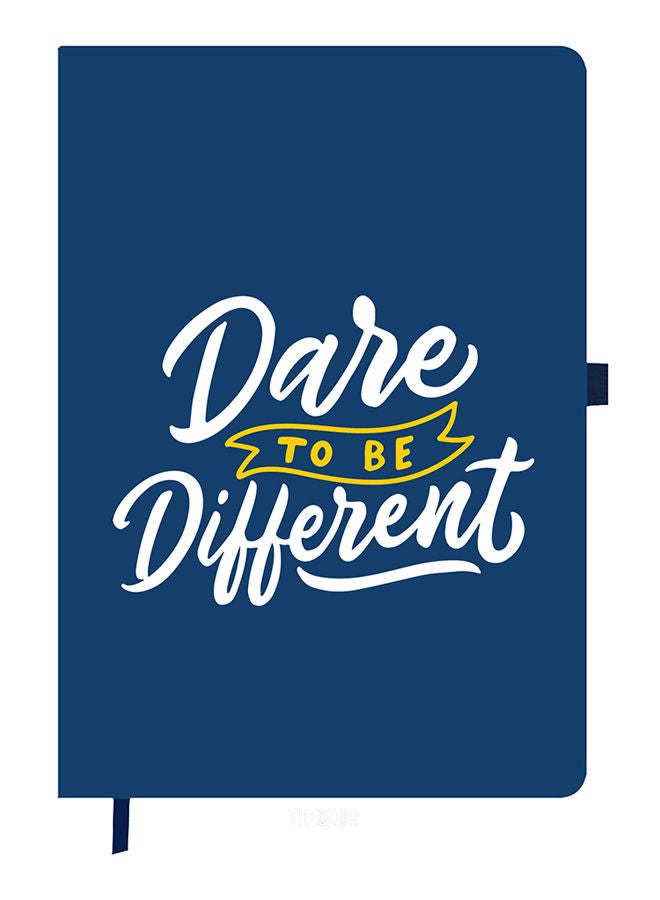 Theodor Designer A5 Thick Blue Hardcover Notebook Dare To Be Different - Image 1