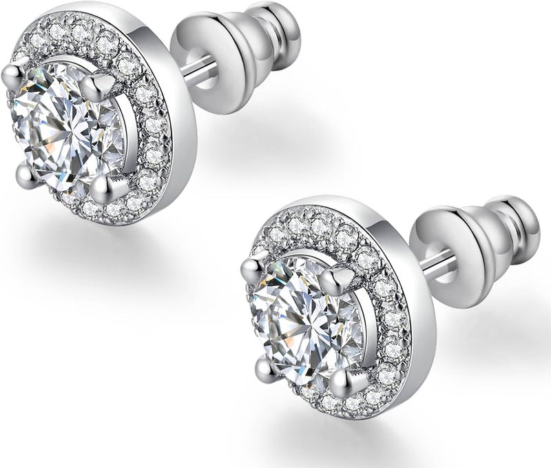 Catinee Earring Backs Replacements,14k Plated White Gold Earrings Back for Studs Secure,Hypoallergenic Earring Backs Apply to Earring Backs for Droopy Ears(6pcs/3pair) - Image 4