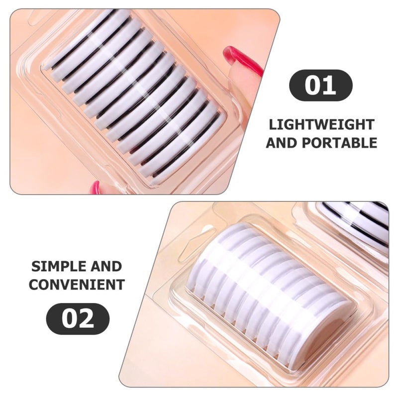 KICHOUSE Self Adhesive Eyelash Lash Strips 2 Boxes Waterproof Sweat-resistant and Dark Lash Adhesive Replacement Strips for Natural Look False Eyelashes - Image 3