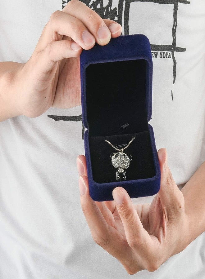 CM Necklace Box Velvet Necklace Pendant Box Jewelry Boxes Pendant Case for Necklace Chain Storage - Image 5
