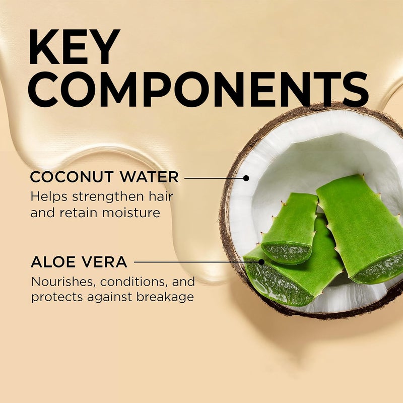 DANLISS Aloe Vera Coconut Water Conditioner - Pre-Shampoo and Conditioner 300ml (Sulfate-Free Mineral) - Image 3