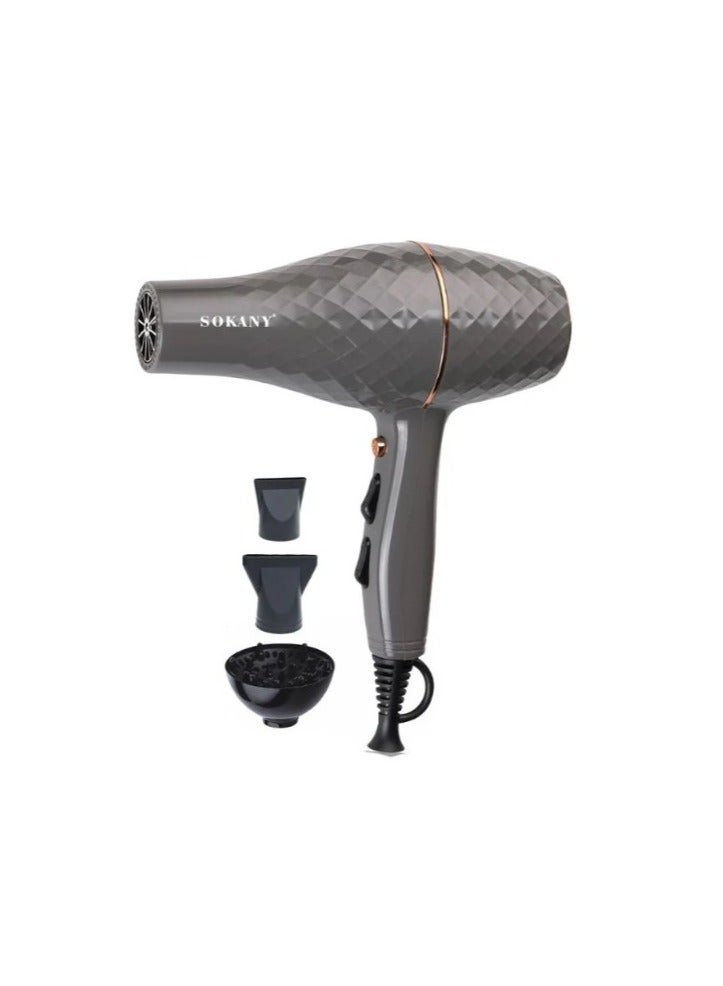 sokany SK-2224 Professional hair dryer with 3 extras - 3300W - Image 1