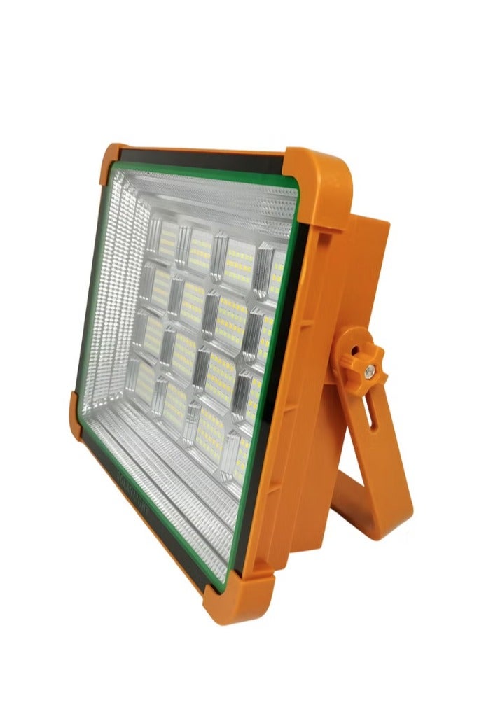 Generic Rechargeable Solar LED Flood Light with 336 LEDs, 15000mAh Battery, USB & Solar Charging, IP66 Waterproof, Power Bank Function, 7–15H Runtime, Adjustable Stand & Hook, 27.5x21.5cm Outdoor Work Camping Emergency Light - Image 2