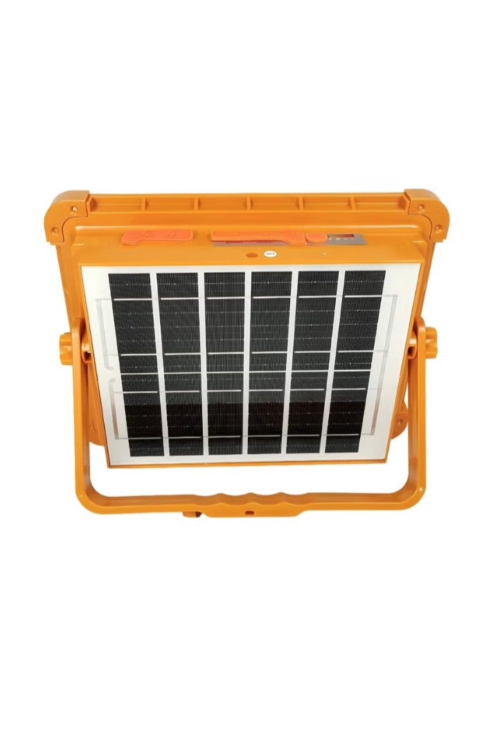 Generic Rechargeable Solar LED Flood Light with 336 LEDs, 15000mAh Battery, USB & Solar Charging, IP66 Waterproof, Power Bank Function, 7–15H Runtime, Adjustable Stand & Hook, 27.5x21.5cm Outdoor Work Camping Emergency Light - Image 3