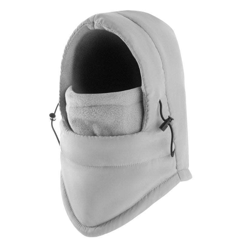 Clothclose Balaclava Ski Mask for Men, Lining Windproof Ski Face Mask for Women, Adjustable Winter Cold Weather Face Cover, Grey, One size - Image 1