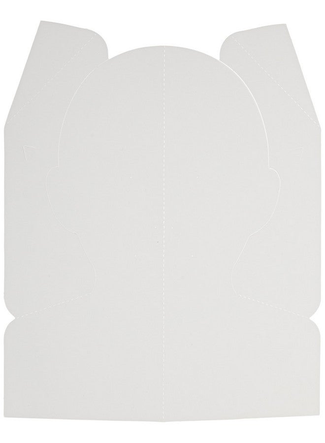 Roylco Stand-Up Self Portrait Art Project Kit - 6 1/4 x 9 inch - Pack of 40 White