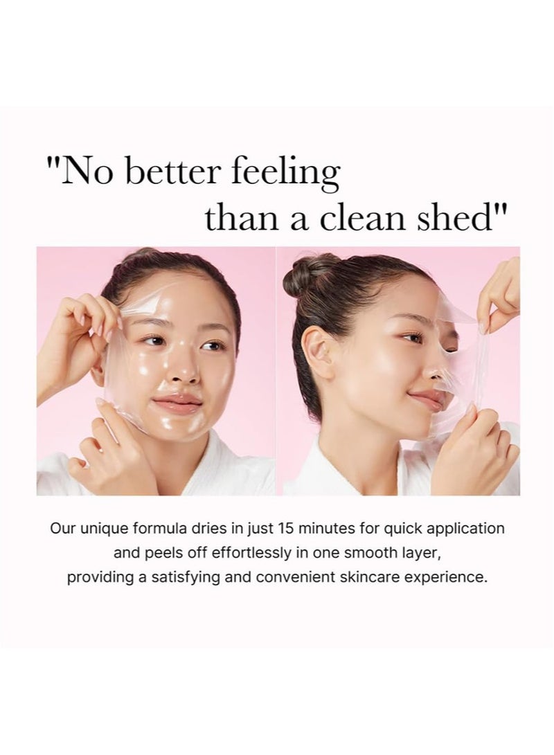 ميديكيوب قناع فيرال جلاس جلو الليلي المزدوج: قناع الكولاجين الليلي المقشر للوجه وقناع الكركم الليلي المقشر للوجه - Image 3