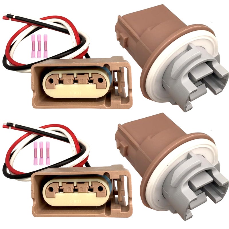 SDYYDS Turn Signal Socket and Pigtail Connector Wiring Harness Compatible with Ford Crown Victoria 20042011 Lincoln Mark LT 20062008 Replaces OE 2U5Z13411SA 645001 PTC1021 YF1Z13411CA