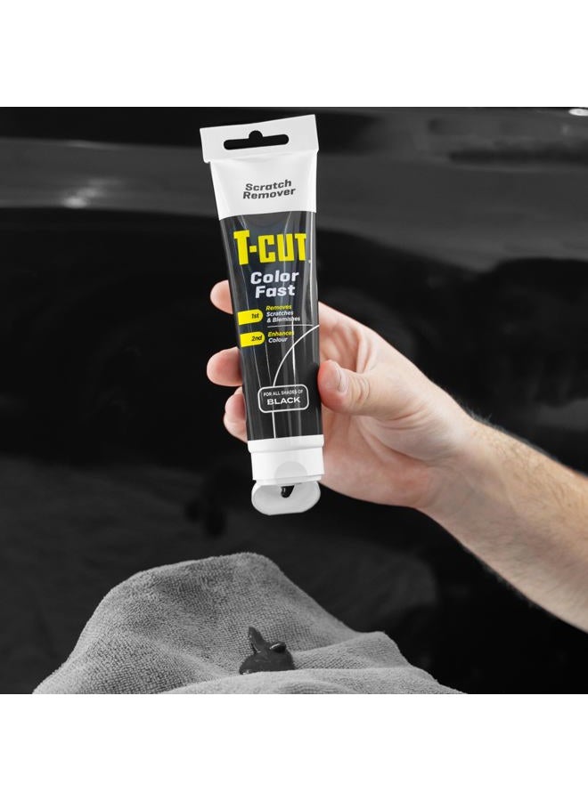 T-Cut Colour Fast Black Car Wax Polish Scratch Remover Colour Enhancer 5.3Oz - Image 2