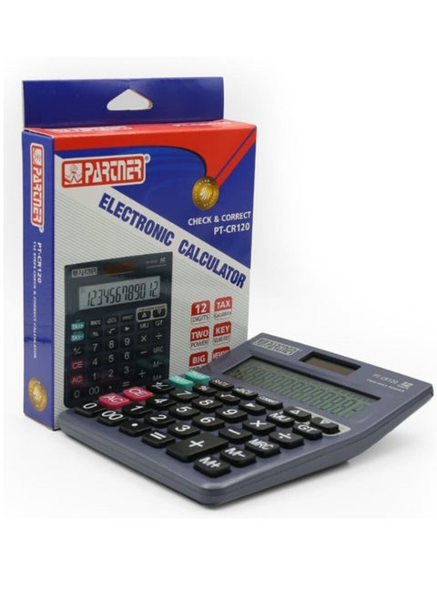 12-Digit Calculator With Tax Functions
