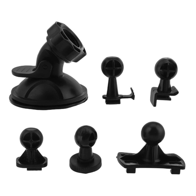 6 Pcs Suction Cup Car Mount Bracket With Screw Buckle For Dash Cam Windshield Dashboard Installation - Image 2