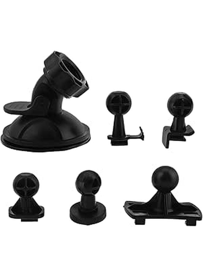 6 Pcs Suction Cup Car Mount Bracket With Screw Buckle For Dash Cam Windshield Dashboard Installation - Image 1