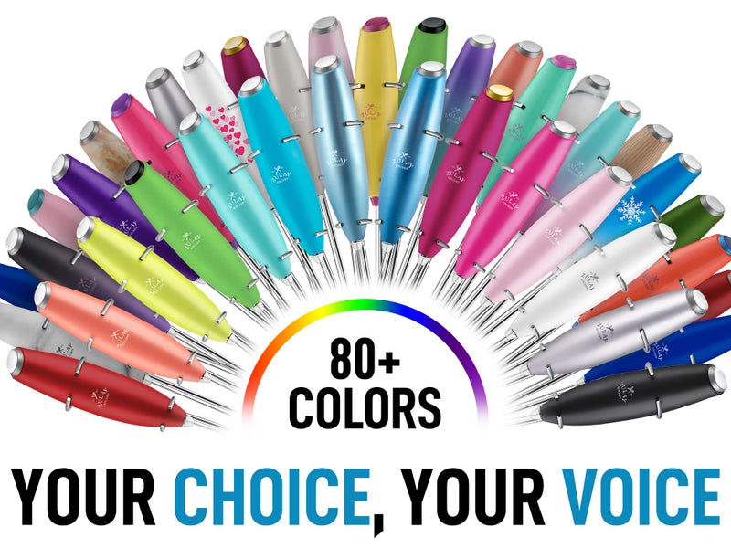 Zulay Kitchen Zulay Powerful Milk Frother for Coffee with Upgraded Titanium Motor - Handheld Frother Electric Whisk, Milk Foamer, Mini Mixer and Coffee Blender Frother for Frappe, Latte, Matcha, No Stand - Red - Image 5