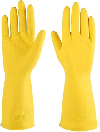 Tick Mark Reusable Heavy Duty Hand Gloves For Dishwashing Gardening Kitchen Cleaning NonSlippery Durable Long Elbow Length 1 Pair Yellow - pzsku/Z0B5AFC14EEFFC53F1127Z/45/1745821481/22287201-0712-4dd9-a4c0-a4f97caf35a2