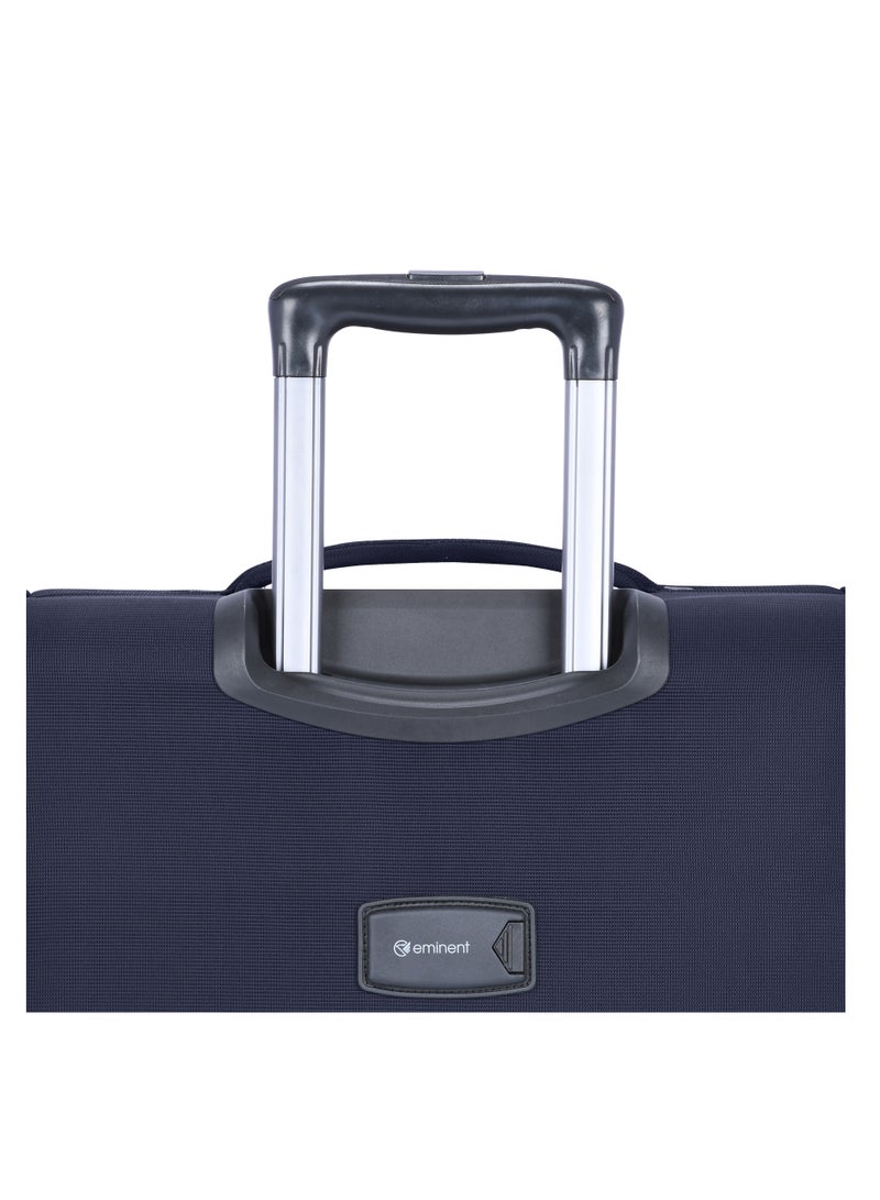 إيمينينت حقيبة سفر للجنسين بعجلات مزدوجة قابلة للتوسيع من البوليستر خفيفة الوزن مع قفل  ثلاثي الأرقام، كحلي - Image 5