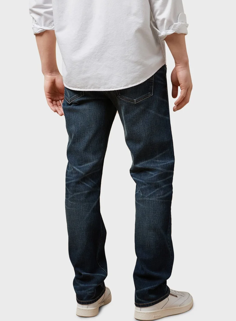 American Eagle Mid Wash Straight Fit Jeans