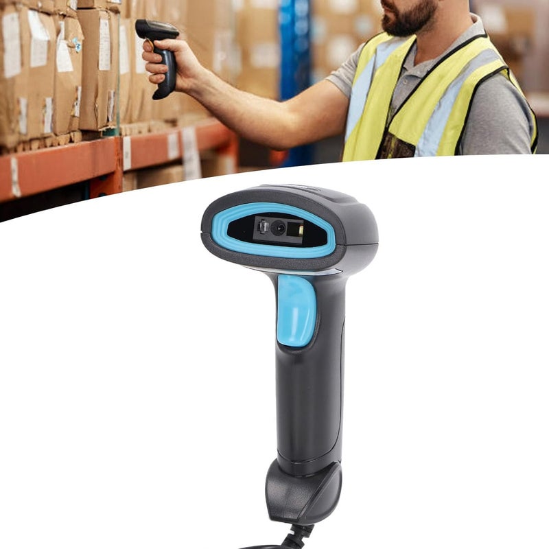 ماسح الباركود وقارئ رمز QR لقارئ الرموز 1D و2D للمولات، الخدمات اللوجستية، الكاشير، والدفع عبر الهاتف المحمول، مسح ضوئي ذكي بتقنية CMOS للشاشات والورق - Image 4