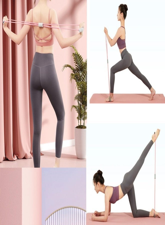 RoarCraft Figure 8 Resistance Band with Soft Grip Handles | Stretch Exercise Band for Chest, Arms, Shoulders & Back | Home Workout Equipment for Yoga, Pilates, Fitness, Physical Therapy & Gym - Image 2