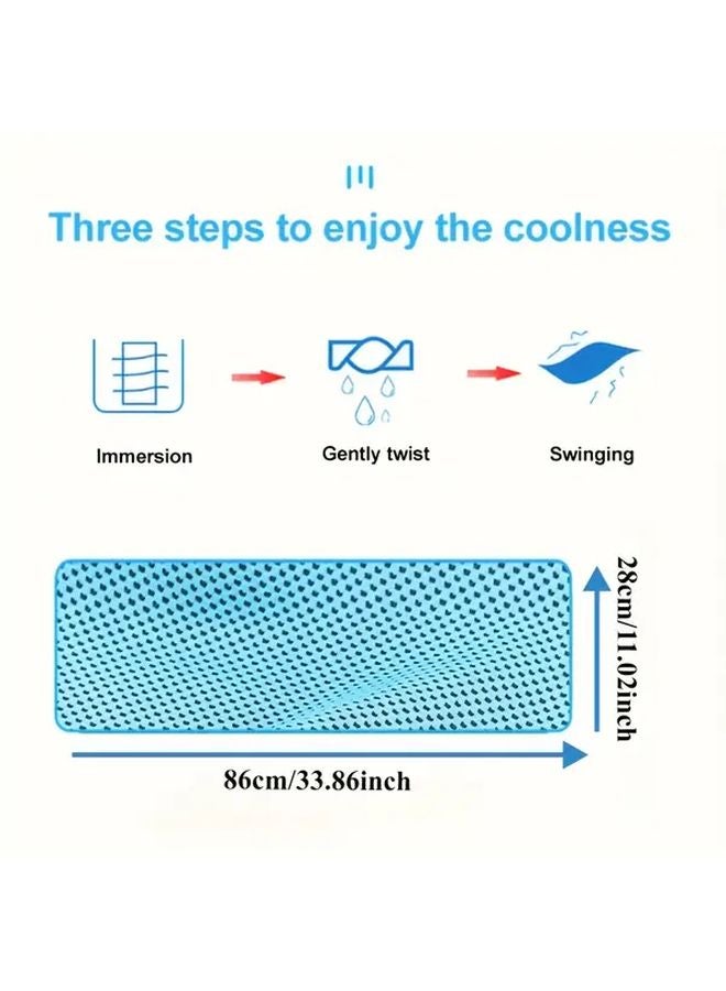 Quick Dry Sport Towel Ultra Lightweight Breathable Polyester Camping Outdoor 1pc Random Color - Image 4