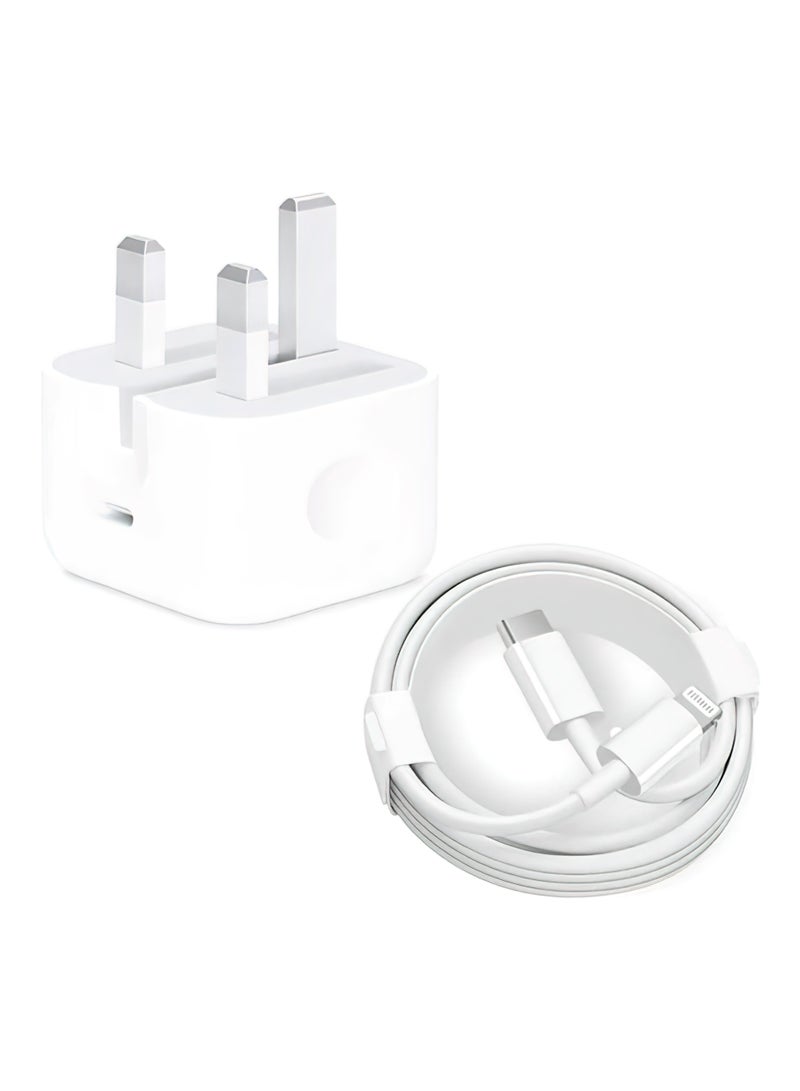 general iPhone 25W Fast Charger | USB C Wall Fast Charger with USB C to Lightning Cable Compatible with iPhone 14/14 Pro/14 Pro Max/13/12/SE2020/11/XR/XS Max/X/iPad - Image 4