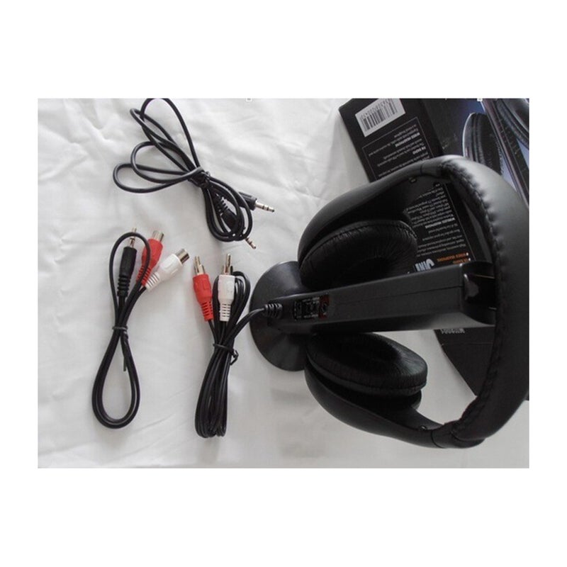 MH2001 headset hi-fi subwoofer headphones FM radio 5-in-1 wireless computer headset with microphone - Image 5