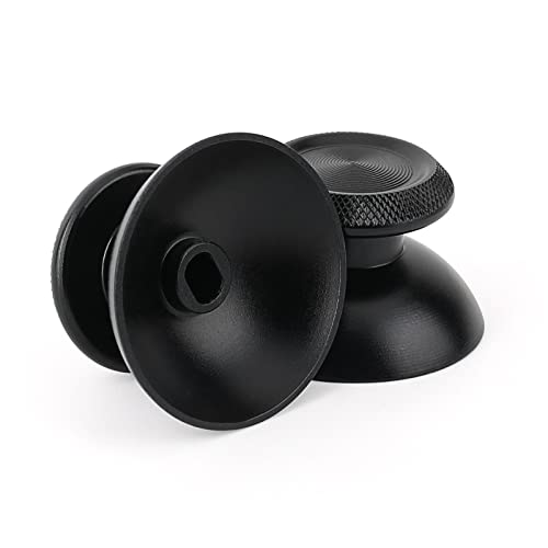 TOMSIN Metal Thumbsticks Replacement Kit for PS5 Controller – Aluminum Joysticks Accessories Compatible with PlayStation 5 Controller (Black) - Image 2
