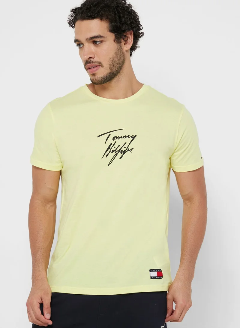 TOMMY HILFIGER Logo Crew Neck T-Shirt