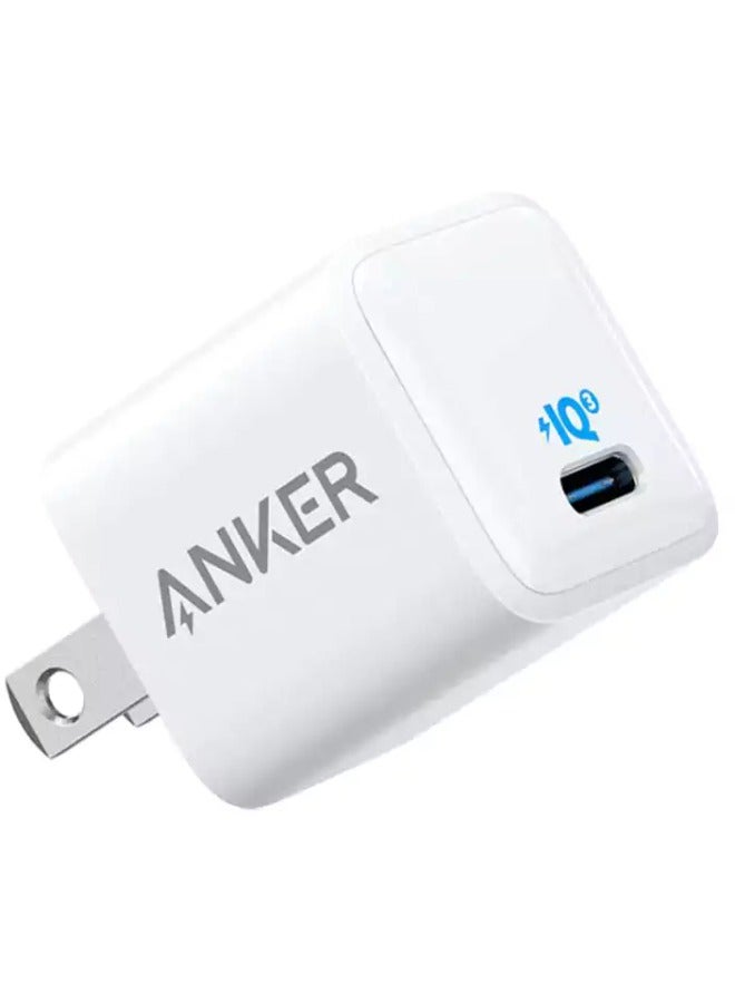 Anker PowerPort III Nano 20W USB-C Adapter Wall Charger PIQ3 - A2633 - Image 1