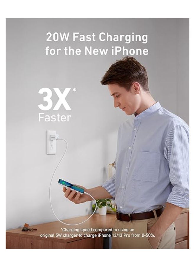 Anker PowerPort III Nano 20W USB-C Adapter Wall Charger PIQ3 - A2633 - Image 4