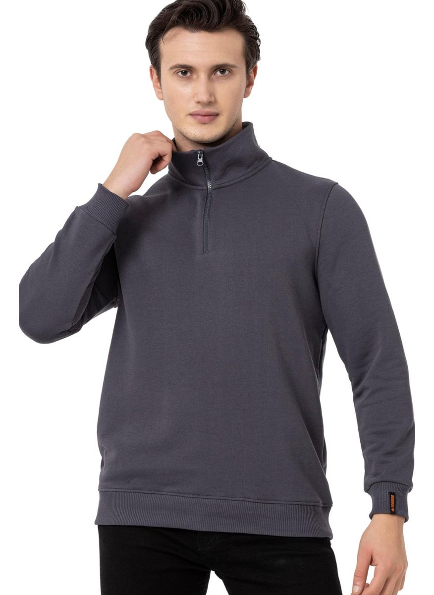 Half Zipper Anthracite Men's Sweatshirt M1519TA - pzsku/Z0B5BCE6AE9EE3174162EZ/45/_/1730383918/64a3f4d4-bff3-485f-baa4-8280436189c9