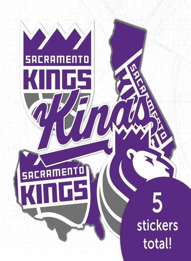 Desert Cactus Sacramento Kings Sticker NBA Officially Licensed Sticker Vinyl Decal Laptop Water Bottle Car Scrapbook (Type 2-3) - Image 5