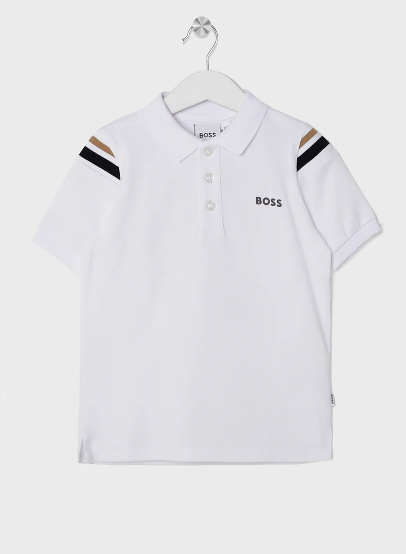 BOSS Kids Logo Polo